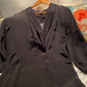 Lilysilk 100% mulberry silk crêpe de Chine three-quarter length sleeve dress NWT